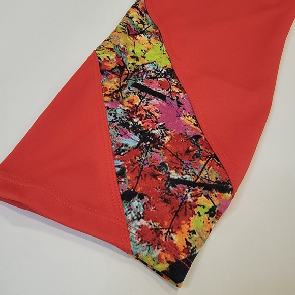 Soulgani Active Heart of It All Legging Size MP NWOT! Flame Red - Picture 4 of 11